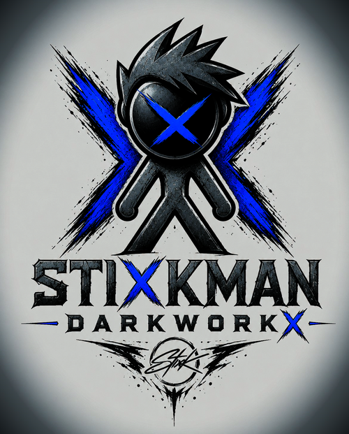 STIXKMAN DARKWORX Shadow Hoodie — Black