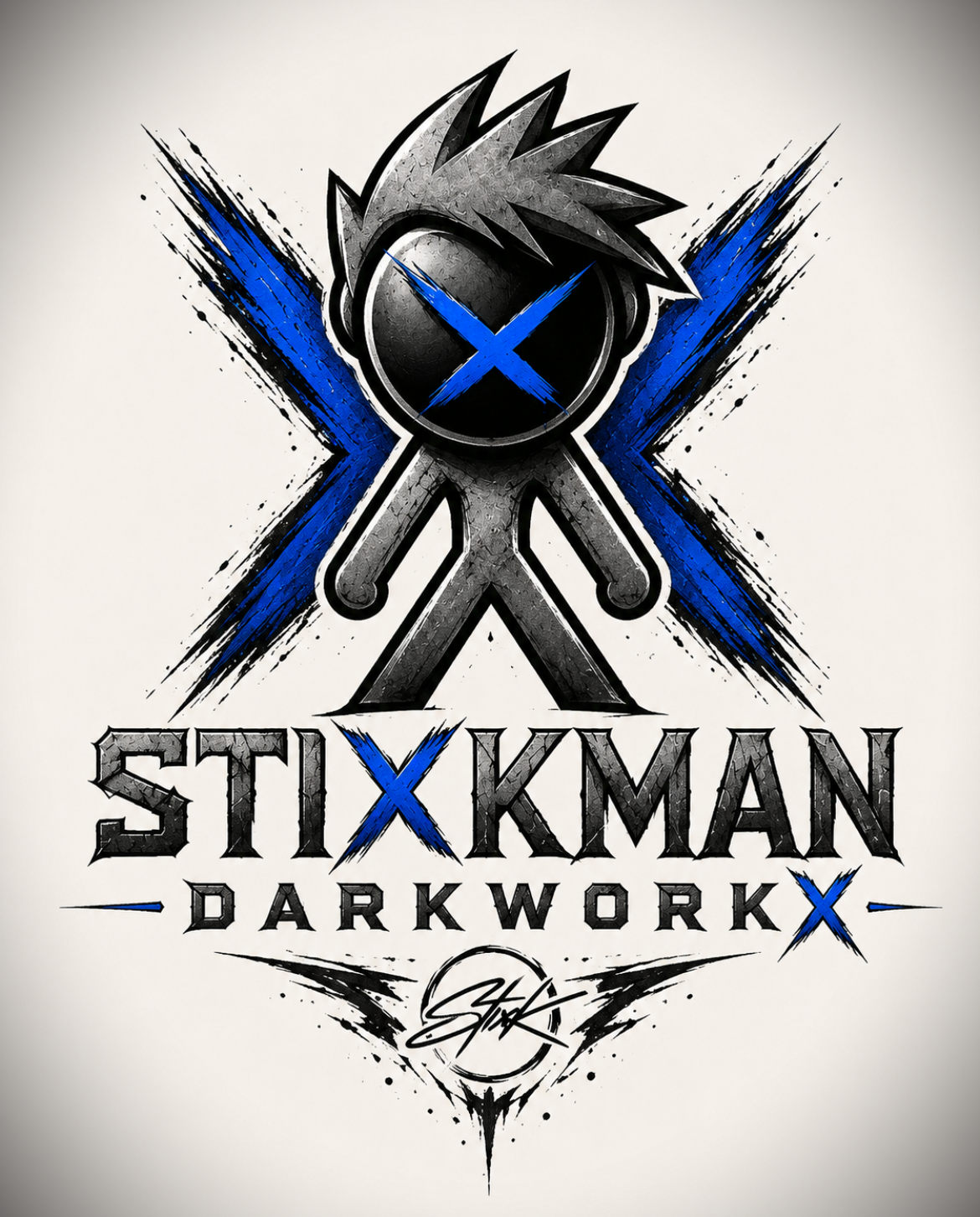 STIXKMAN DARKWORX Shadow Tee — White